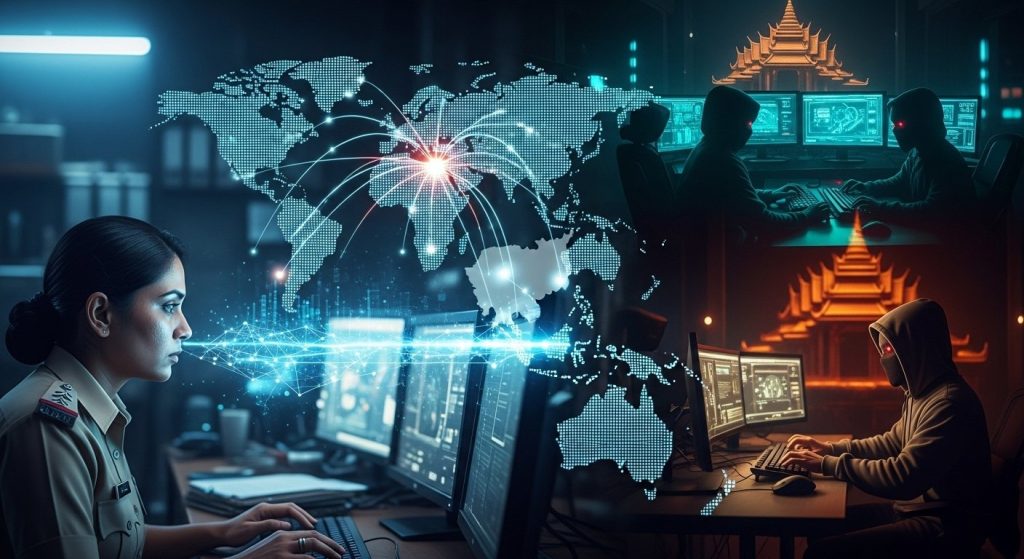 Massive Cyber Fraud Ring Operating from Cambodia: Arrests a Challenge for Police