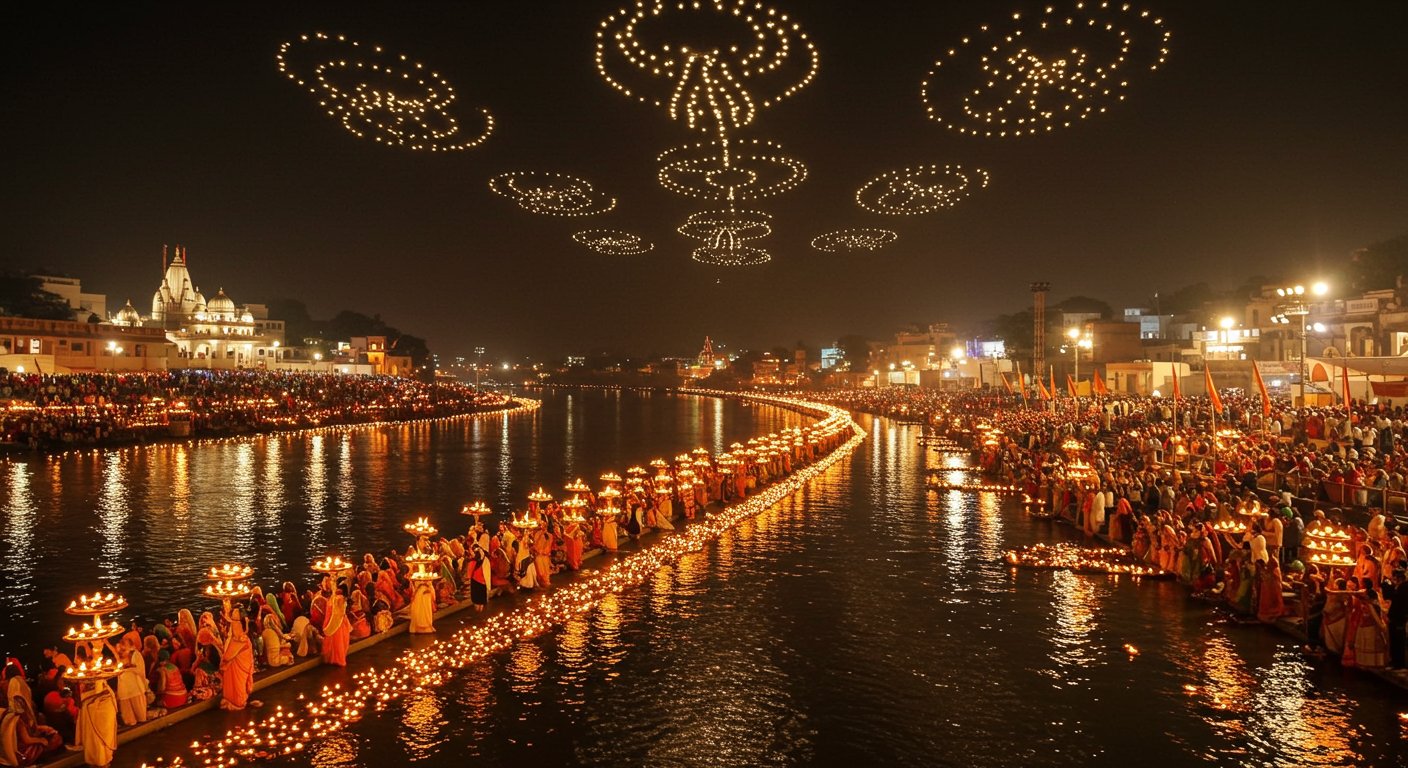 अयोध्या दीपोत्सव: 18 को परखी जाएंगी तैयारियां, 1100 ड्रोन शो संग 2100 लोग करेंगे सरयू महाआरती