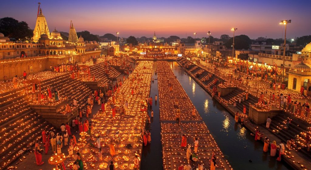 Deepotsav 2025: Ramnagari Ayodhya Grandly Prepared Before Diwali, Devotees Mesmerized by the Magnificent Spectacle!