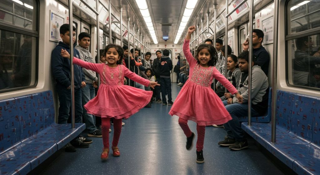 Sensation in Delhi Metro: 6-Year-Old Girls Amaze With Their Dance Moves, Video Goes Viral