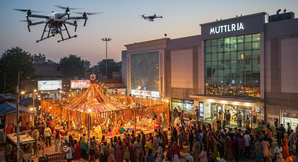 UP: DGP's Major Security Alert for Festivals; Markets, Multiplexes Under Drone Surveillance