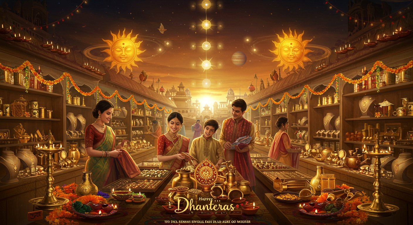 धनतेरस 2025: बुधादित्य और भौमादित्य योग का महासंयोग, इस शुभ मुहूर्त में खरीदारी से चमकेगी किस्मत!