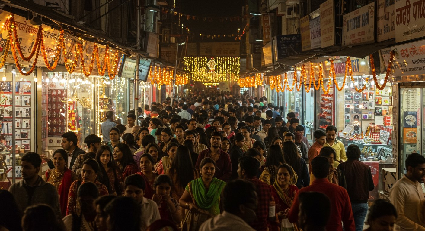 कानपुर में धनतेरस 2025: GST में कमी का असर, 2000 करोड़ का व्यापार कर बाजारों में ‘धनवर्षा’!