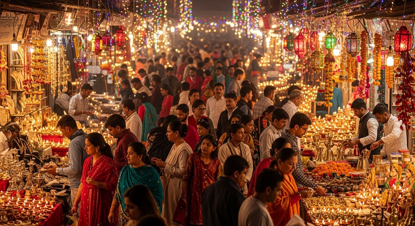 बरेली में धनतेरस की धूम: दीपोत्सव का आगाज, बाजारों में ग्राहकों की उमड़ी भीड़