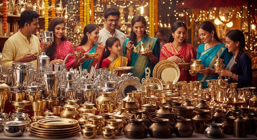 Dhanteras 2025: Grand Comeback of Antique Utensils! Demand for Steel, Brass, and Bronze Creates a Stir; Discover What's Special in the Market This Year.