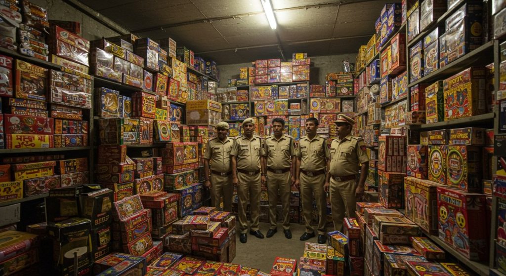 Deadly Firecracker Stockpile in Uttar Pradesh: Massive Illegal Storage Before Diwali Leaves Police Stunned!