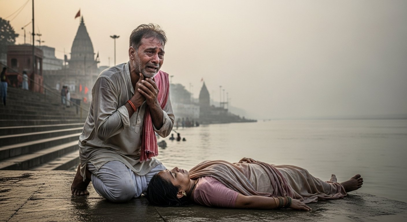 यूपी: गंगा में डुबकी, मंदिर में अभिषेक… फिर दंपति ने खत्म की जिंदगी; पति ने पत्नी को जहर देकर खूब रोया