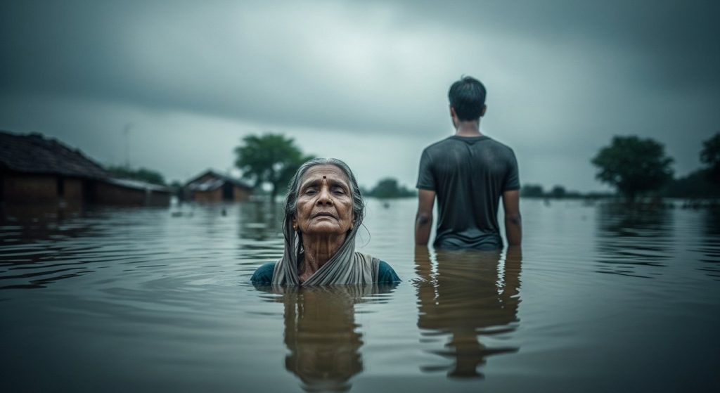 UP: Son Drowns Elderly Mother in Hamirpur Floodwaters; Reason Will Send Shivers Down Your Spine