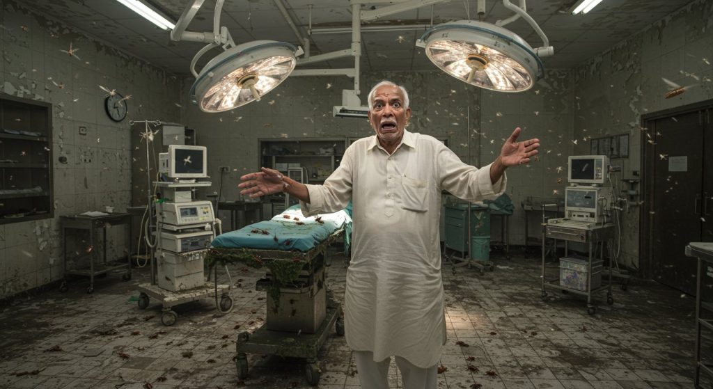 Filth is 'Dengue' in UP PGI: Former Minister says Blood spread in OT, Algae on machines, Mosquitoes and Cockroaches rule