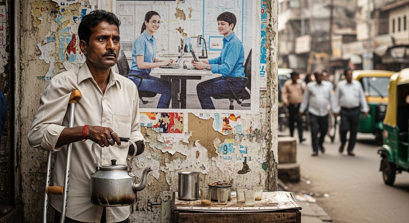 नौकरी का सपना टूटा, हाथ में आई चाय की केतली: दिव्यांगजन रोजगार अभियान की कड़वी हकीकत