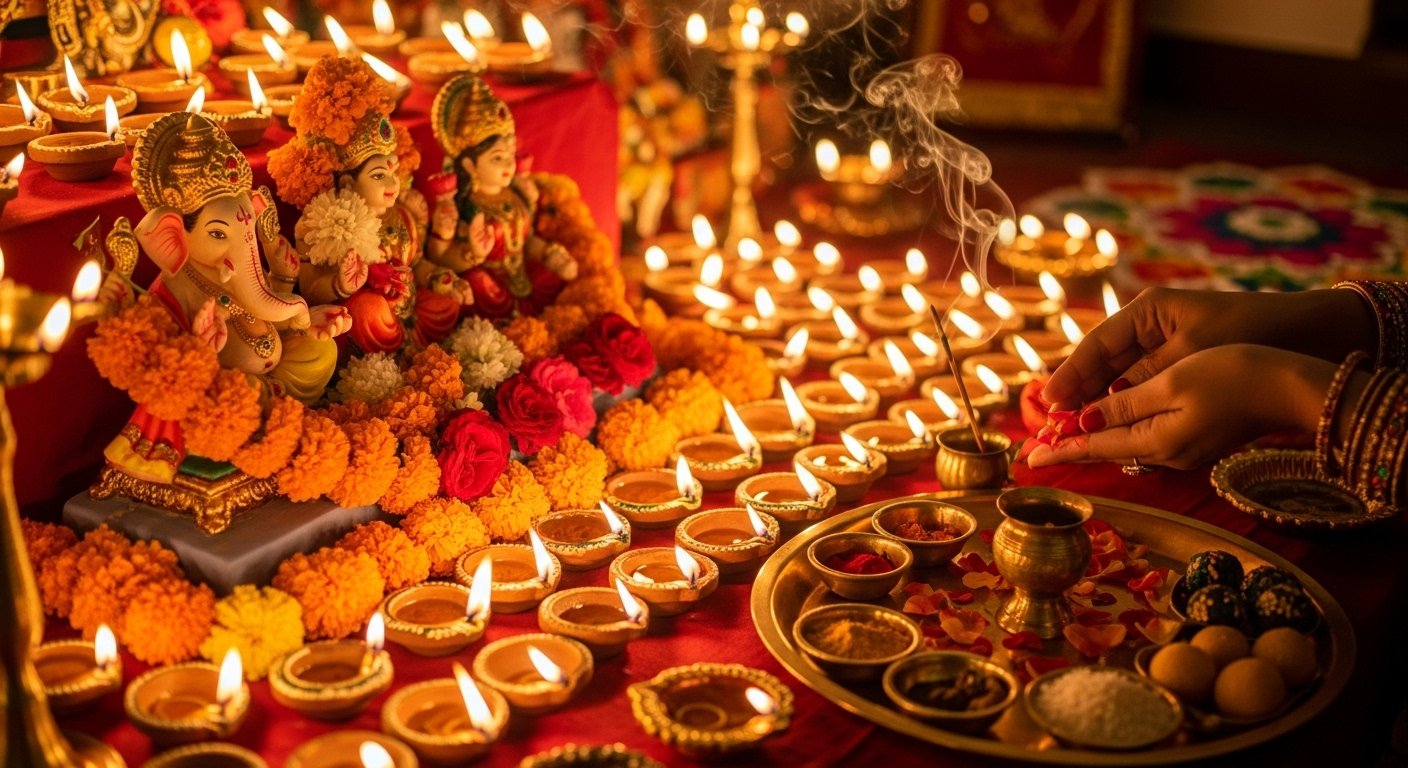 दिवाली 2025: गणेश-लक्ष्मी पूजा का शुभ मुहूर्त शाम 5:36 से रात 8:56 तक, राशि अनुसार दीपक जलाकर पाएं विशेष लाभ