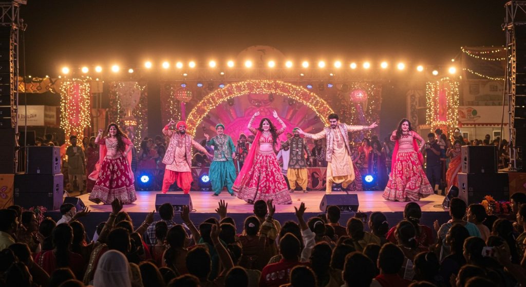Bareilly's Diwali Carnival Concludes Grandly: Artists Dazzle, City Residents Groove to Film Tunes