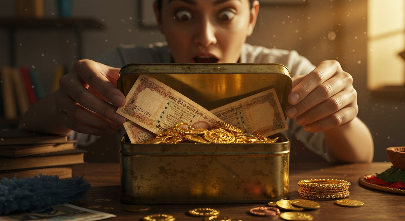 दिवाली की सफाई ने बदली किस्मत! घर के पुराने डिब्बे से निकला लाखों का खजाना