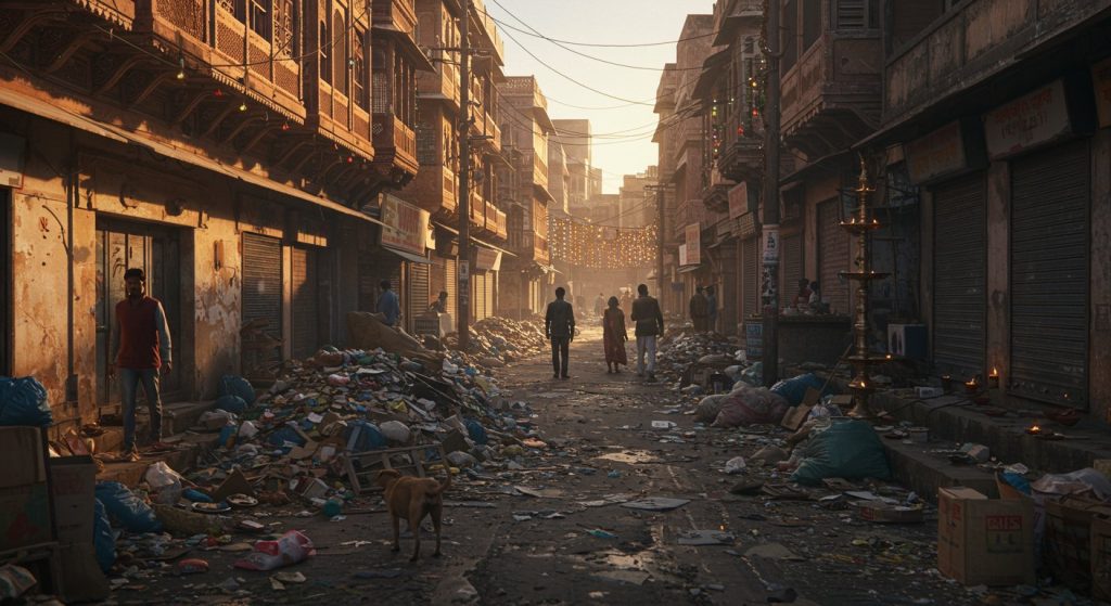 Agra's Deteriorated State: Piles of Garbage Before Diwali, 'Smart City's' Truth Revealed