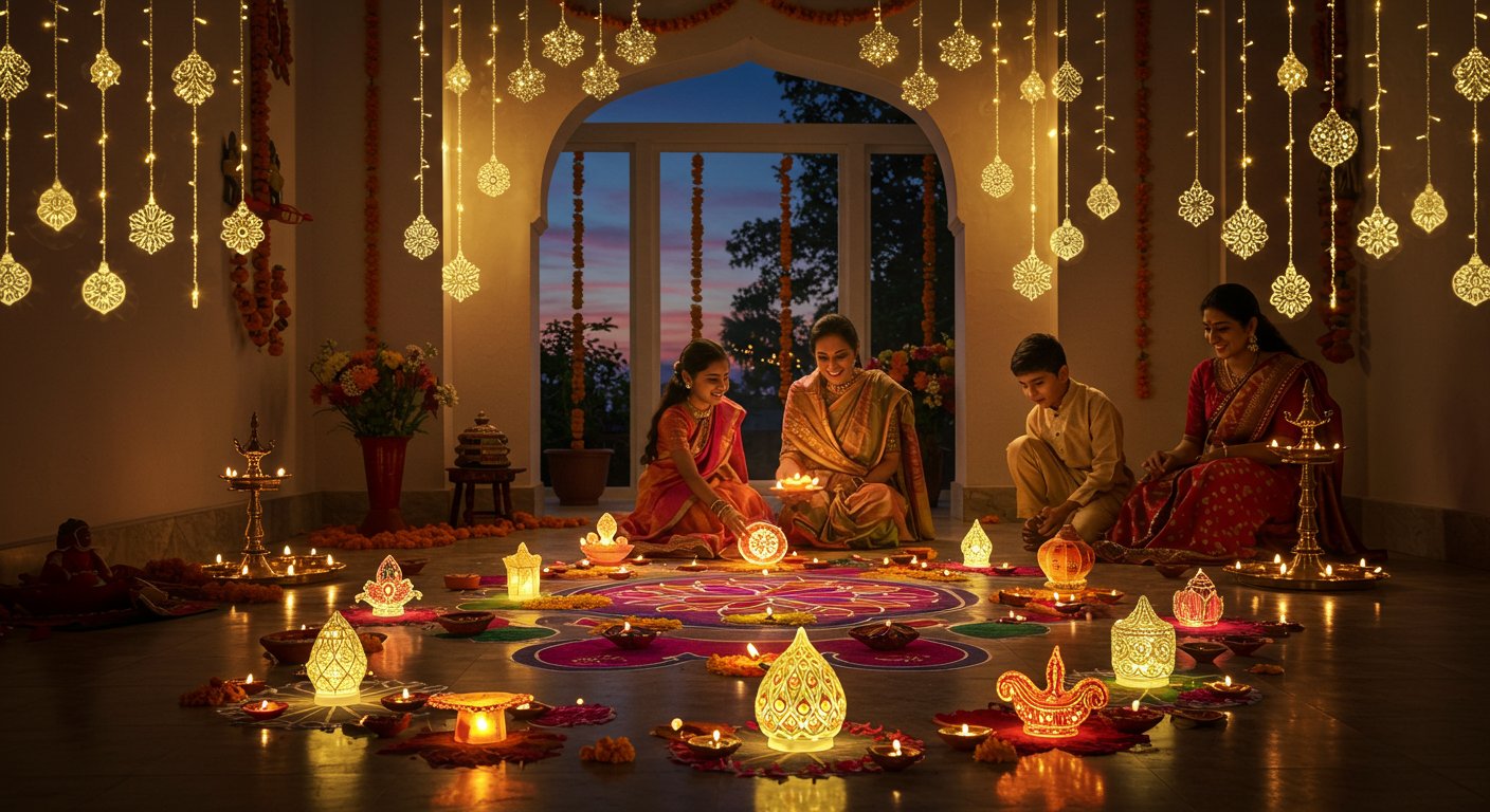 दीपावली पर जगमगाएंगे घर! बिना बिजली-मोम के जलने वाले दीपक और नई डिजाइन की झालरें बनीं लोगों की पसंद