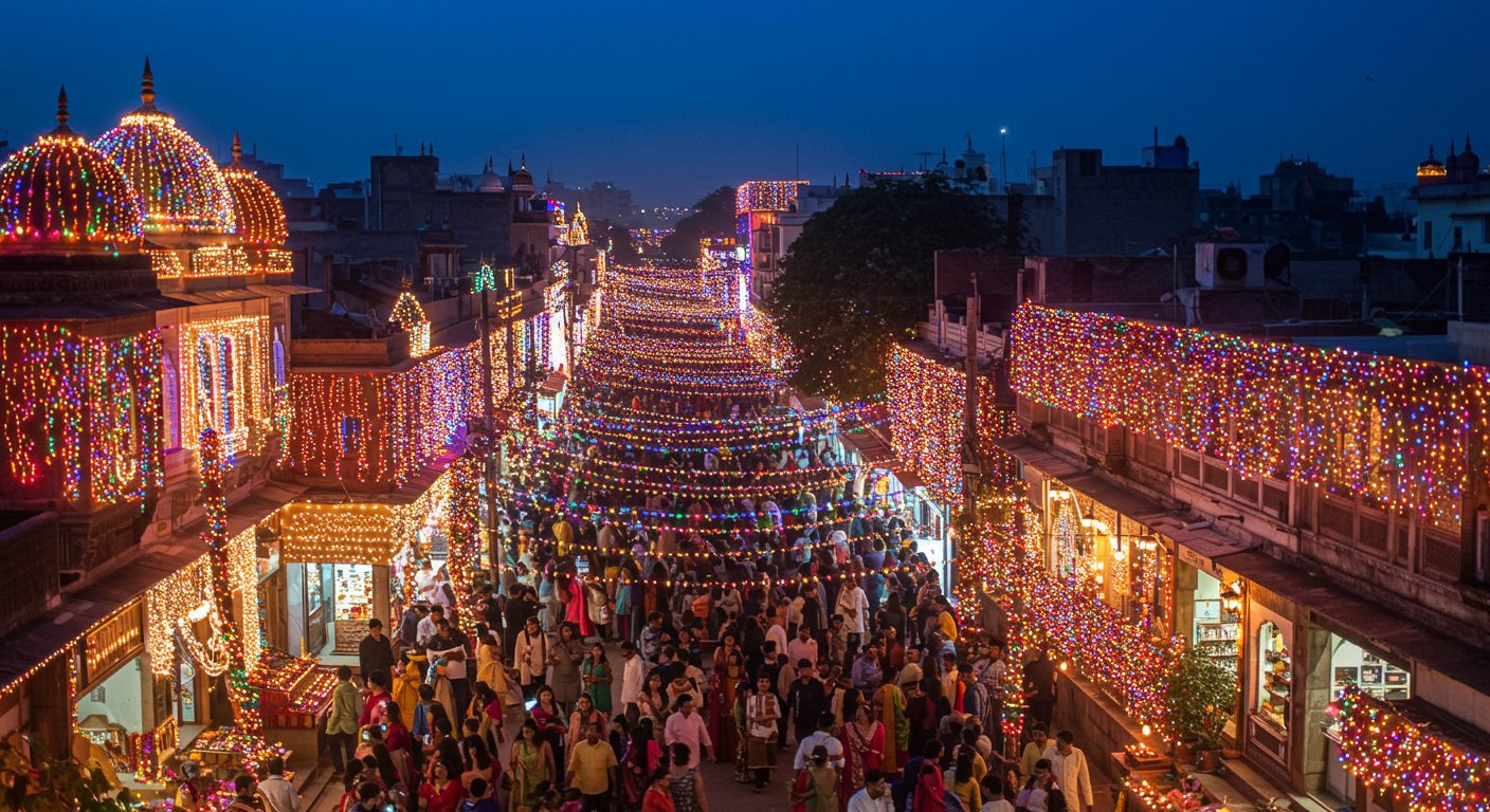 दिवाली 2025: बरेली में खुशियों का सैलाब, रंग-बिरंगी रोशनी से जगमगा उठा पूरा शहर!