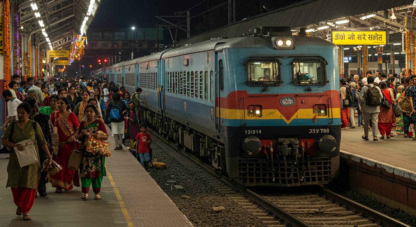 दिवाली-छठ पर्व पर यात्रियों को बड़ी राहत: बढ़नी से बांद्रा टर्मिनस के लिए दो विशेष ट्रेनें शुरू, जानें पूरा रूट और ठहराव