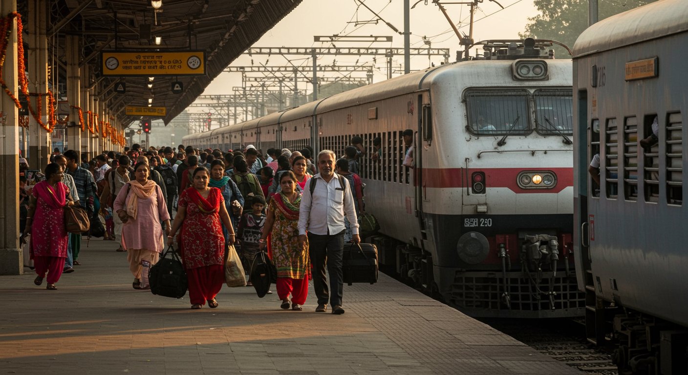 दिवाली-छठ पर यात्रियों को बड़ी राहत: बढ़नी से बांद्रा टर्मिनस के लिए दो विशेष ट्रेनें शुरू, जानिए पूरा रूट चार्ट और सभी ठहराव
