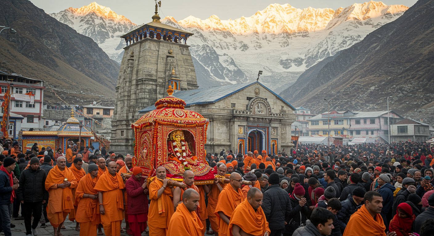 केदारनाथ धाम के कपाट विधि-विधान से बंद, बाबा की डोली 55 किमी चलकर पहुंचेगी शीतकालीन गद्दीस्थल उखीमठ; इस साल 17 लाख से अधिक श्रद्धालुओं ने किए दर्शन