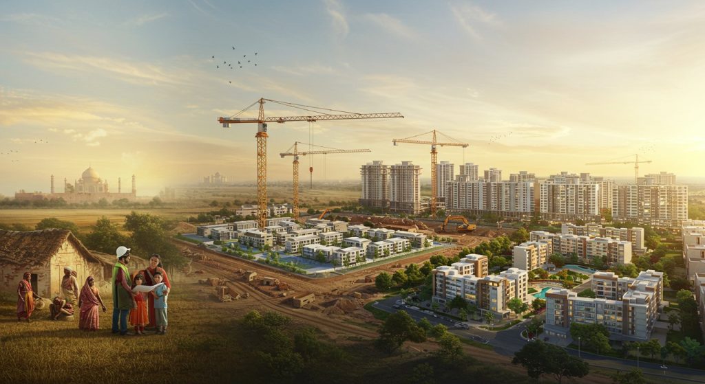 Major Stir in UP: Greater Agra Dream Comes True; 10 Townships to Transform Villages, Land Prices Skyrocket
