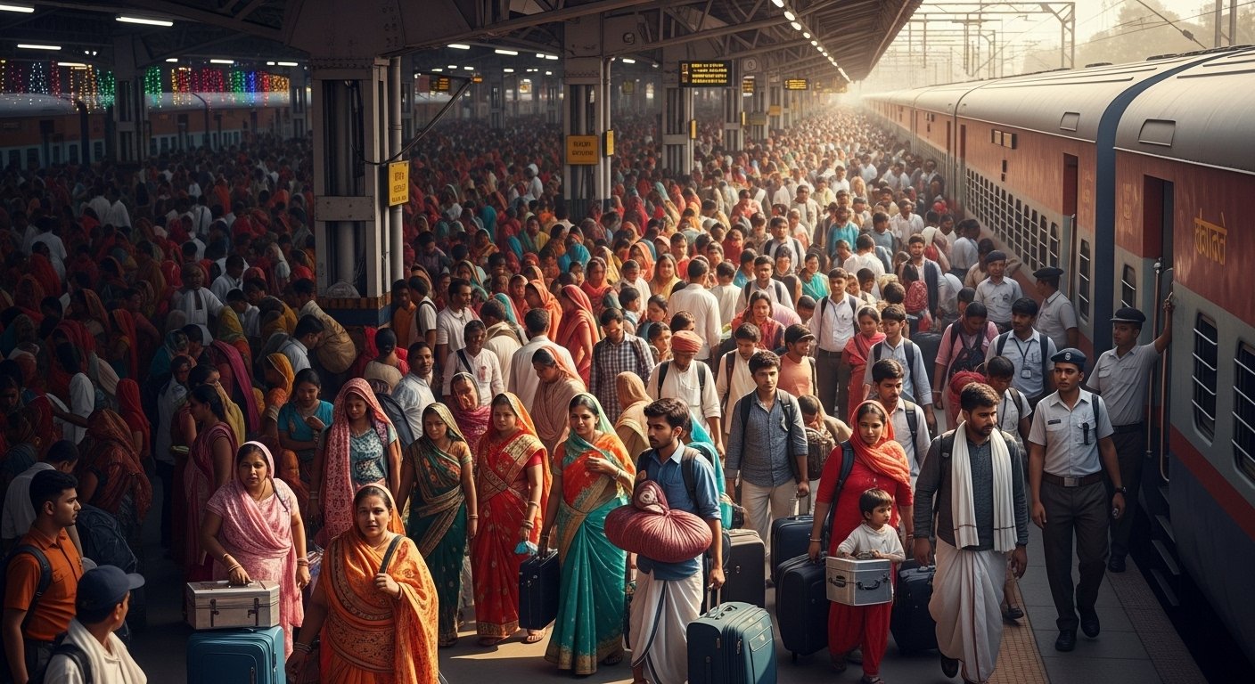 छठ-दिवाली में भीड़ से निपटने को रेलवे तैयार: रेल मंत्री ने बताए देश के 35 सबसे व्यस्त स्टेशन