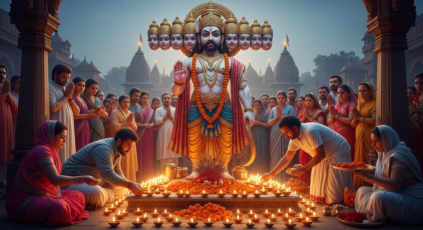 दशहरा 2025: श्रीकृष्ण की नगरी मथुरा में हुई दशानन रावण की विशेष पूजा, जानिए क्यों नहीं हुआ दहन