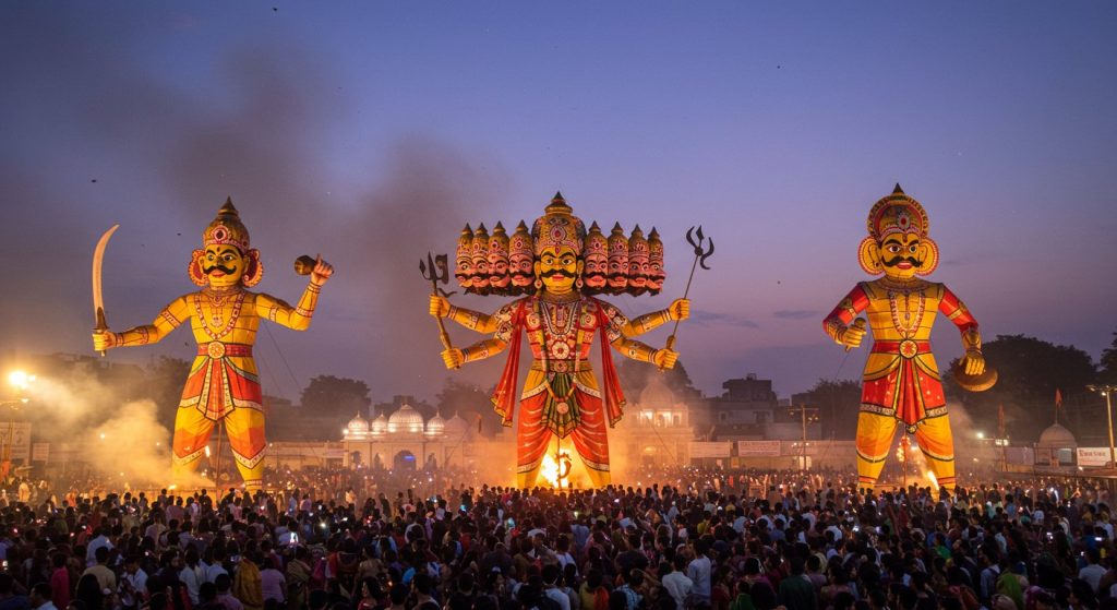 Dussehra 2025: 50-Foot Ravana to be Set Ablaze in Farrukhabad; Kumbhakaran, Meghnath Effigies to be 40 Feet