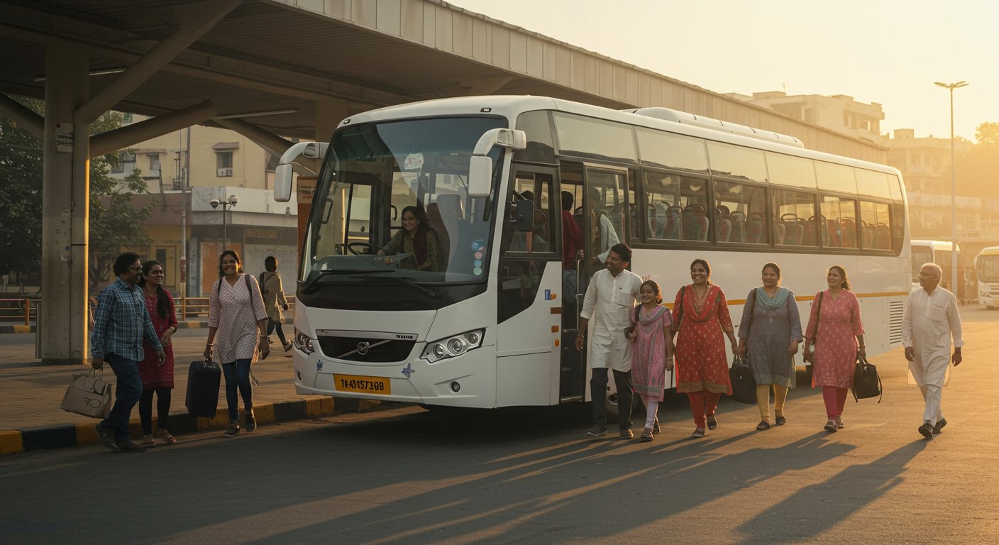 यूपी में दशहरा-दिवाली का तोहफा: एसी बसों का किराया 10% घटा, शताब्दी पर भी लागू होगा फायदा