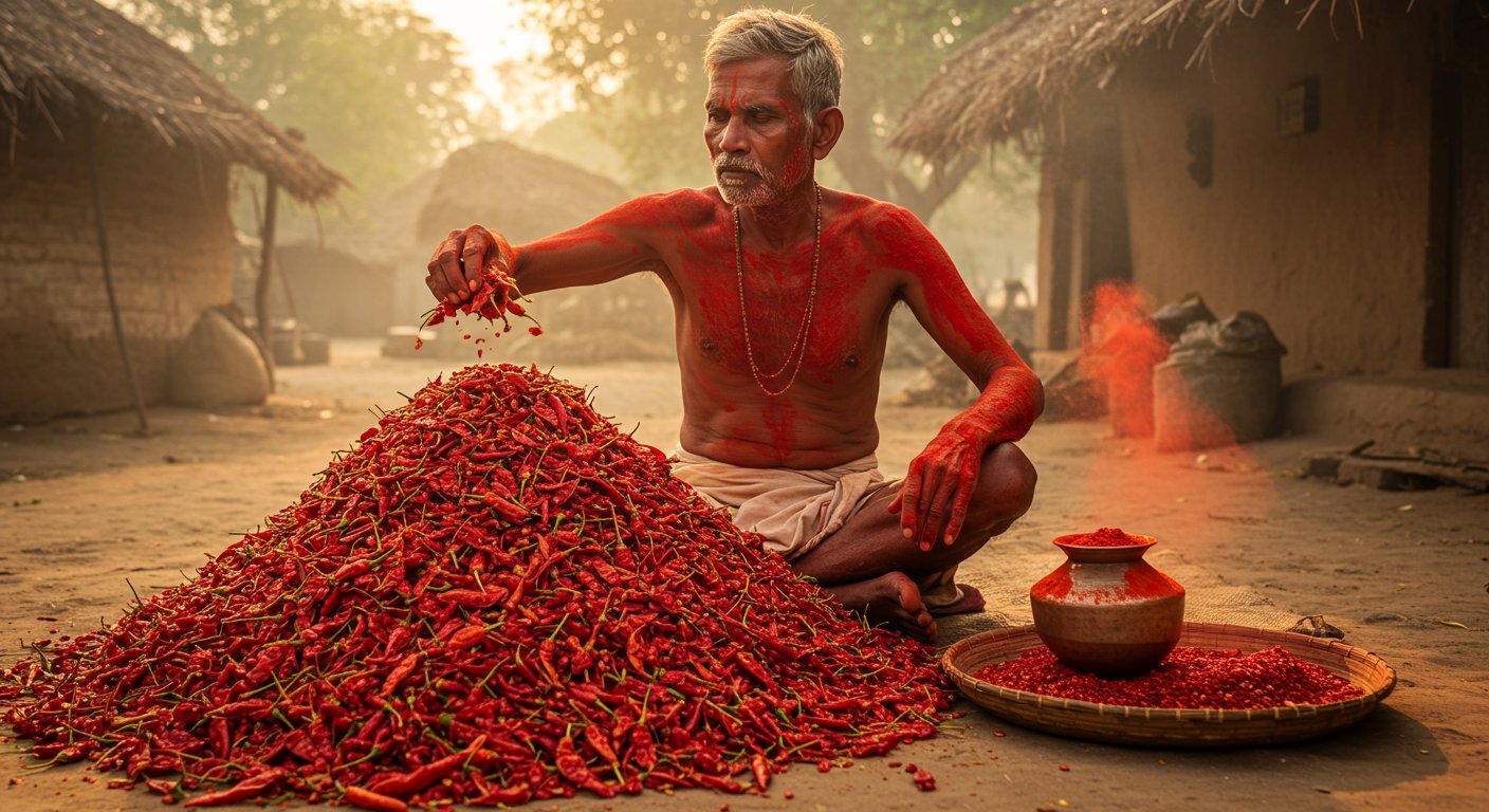 नाश्ते में 10 किलो मिर्ची, लाल मिर्च पाउडर से धोता है एक एक अंग: क्या है इस शख्स के अनोखे जीवन का राज़?