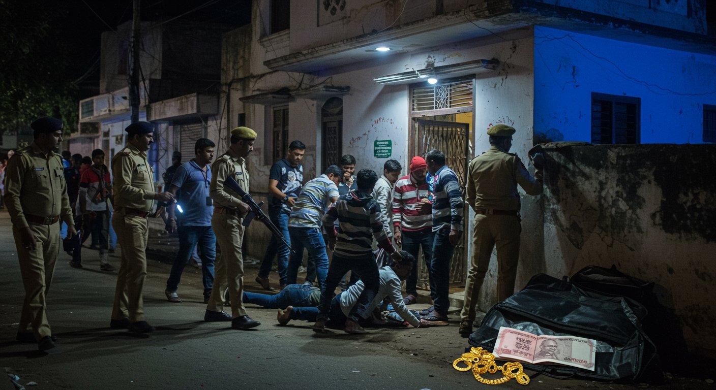 बदायूं में बड़ी मुठभेड़: किन्नर के घर से करोड़ों की चोरी करने वाले नौ बदमाश गिरफ्तार, दो को लगी गोली