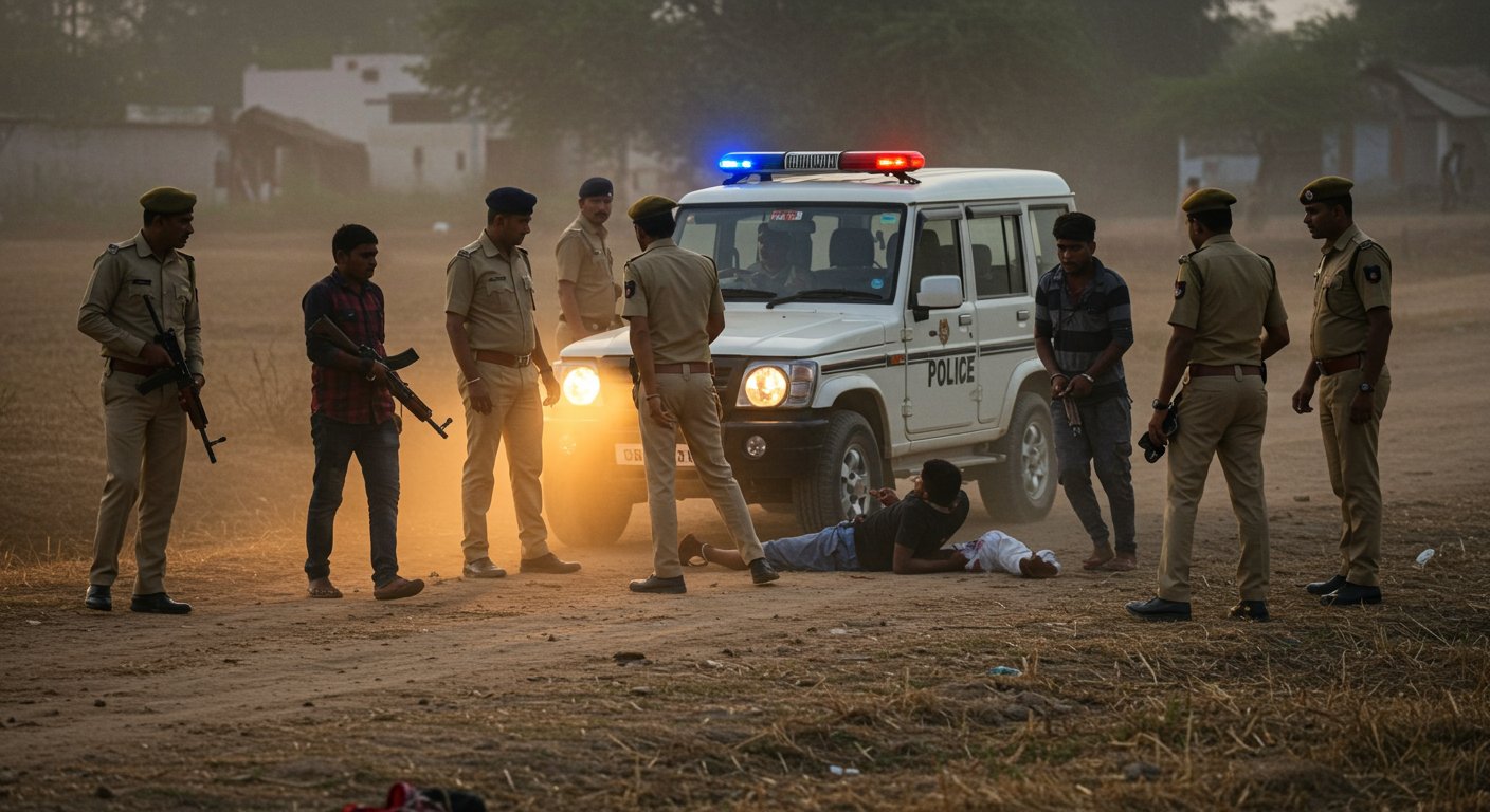 मैनपुरी में गो-तस्करों से पुलिस की भीषण मुठभेड़: दो को लगी गोली, चार गिरफ्तार, इलाके में हड़कंप