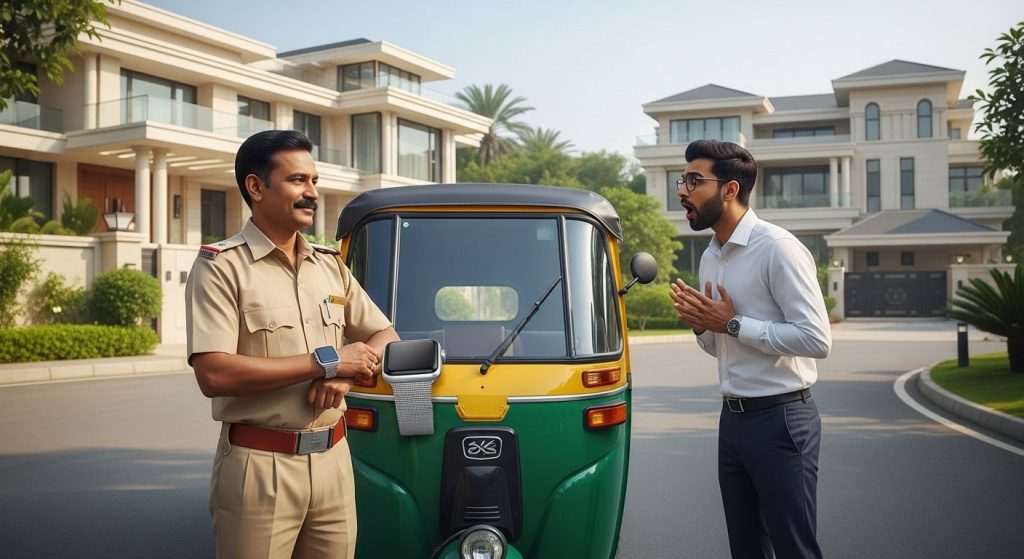 Auto Driver a Millionaire! AI Engineer Stunned Seeing Two Houses Worth ₹5 Crore and an Apple Watch on His Wrist