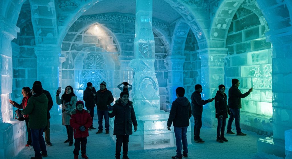 Experience mountain chill in Hyderabad! Unique 'Snow Palace' opens in the city.