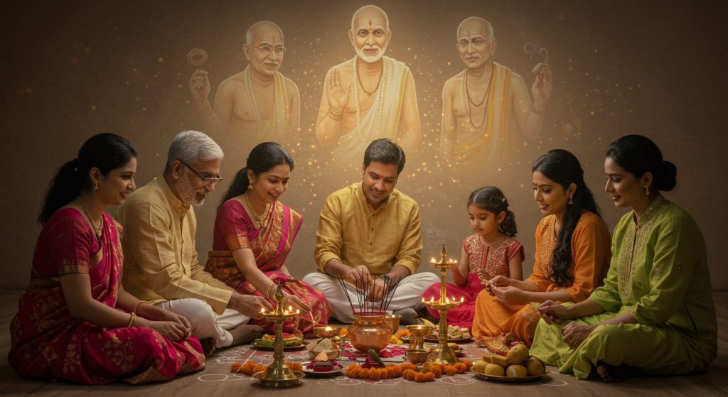Ancestors' Invisible Presence in Auspicious Rituals: According to Indian Traditions, Pitru Remain with Family Even After Death, Bestowing Their Blessings