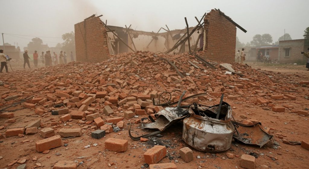 Devastating Blast in UP: 'Dangerous Material' Found with Cooker, Five Including Three Children Tragically Killed