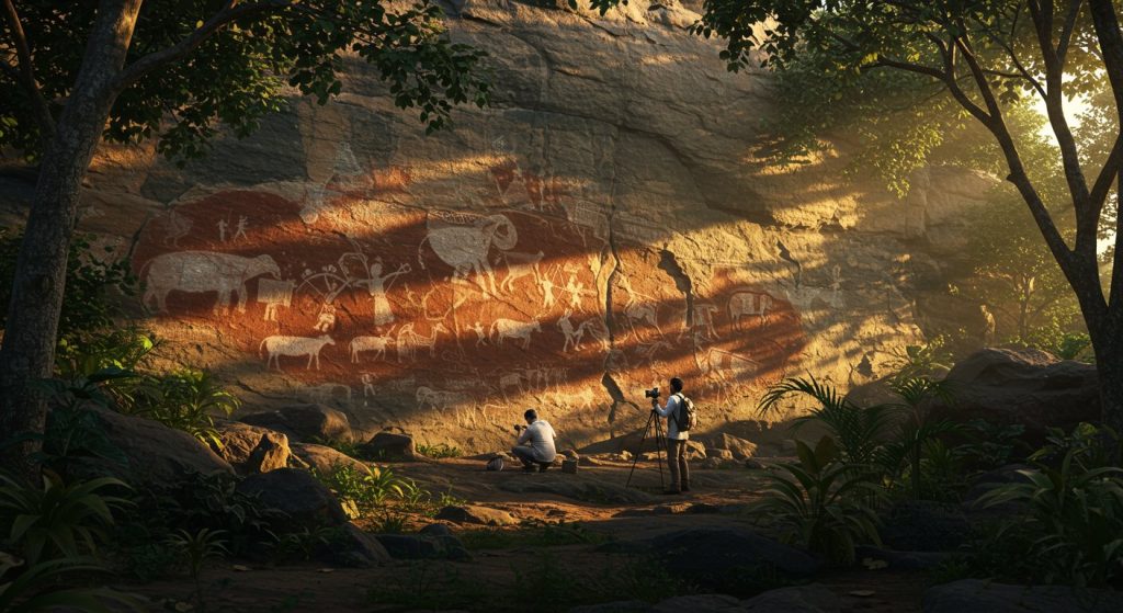 Vast treasure trove of ancient rock paintings discovered in Sonbhadra, Mirzapur and Chandauli; survey reveals many shocking mysteries