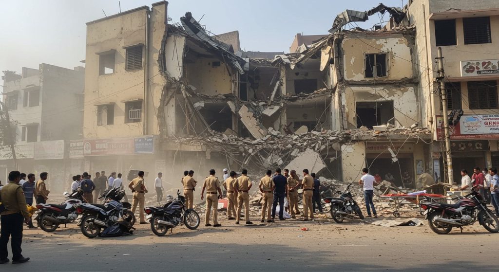 Massive Explosion at Farrukhabad Coaching Center: 2 Killed, Roof Blown Off, 5 Seriously Injured; Illegal Activities Suspected