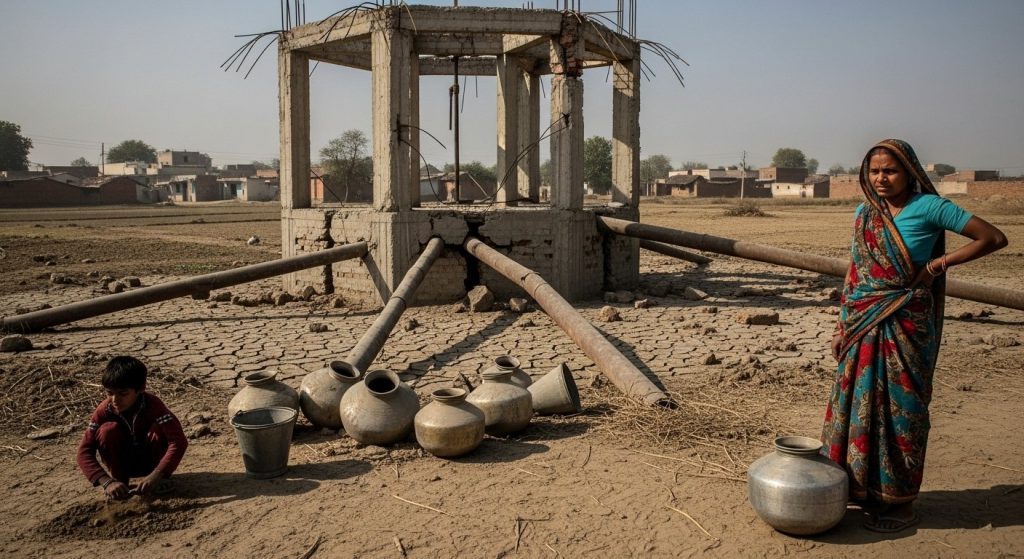 Farah's Thirst Unquenched: No Water Even After ₹7 Crore and 7 Years; Drinking Water Scheme Falls Victim to Corruption