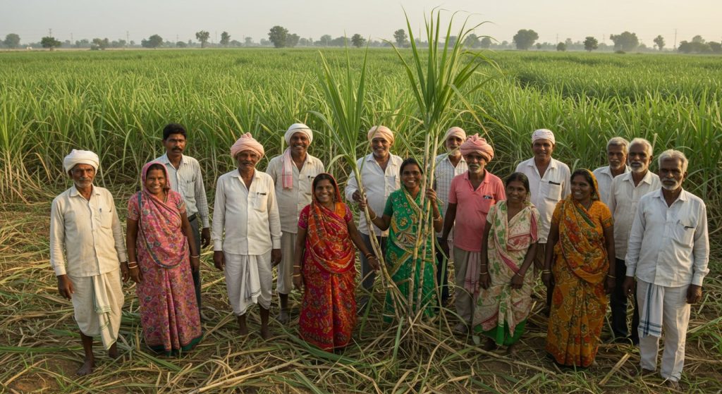 Major Relief for UP Farmers: Sugarcane Prices Increased by ₹30; Early Variety Now ₹400, General Variety ₹390 Per Quintal