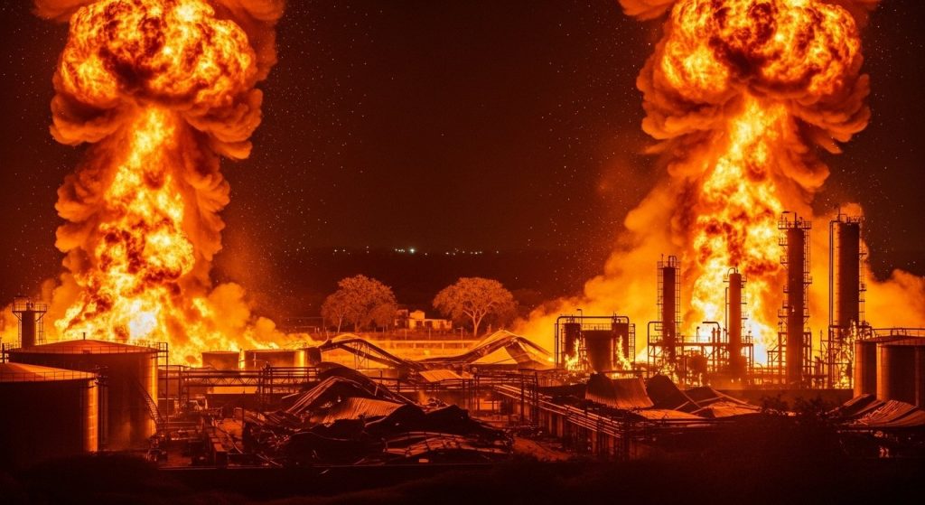 Massive Explosion at Farrukhabad Biodiesel Factory: Fire Wreaks Havoc, Flames Visible for 8 Kilometers