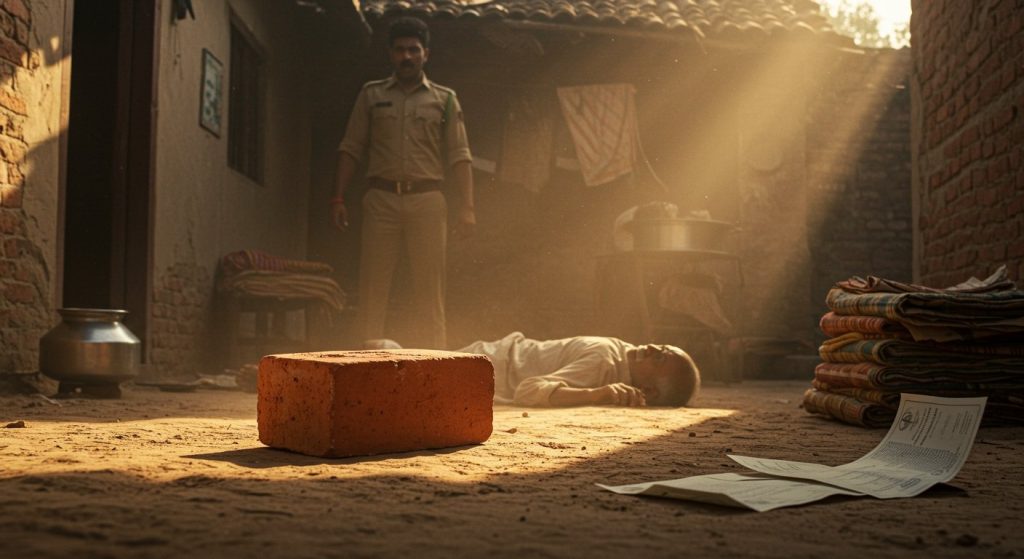 Fatehpur: Bloody Property Dispute; Constable Son Murders Father with Brick