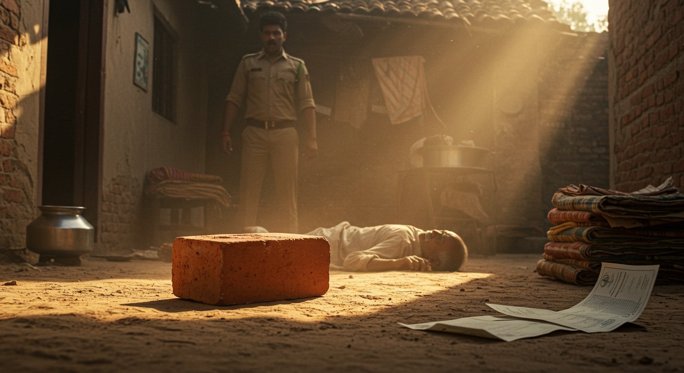 फतेहपुर में खूनी संपत्ति विवाद: सिपाही बेटे ने ईंट मारकर पिता को मौत के घाट उतारा