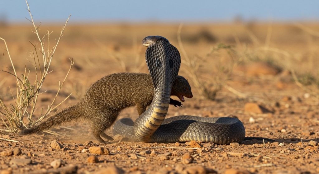 Dangerous Cobra's Threat Nullified! Foot-Long Creature Kills Four-Foot Cobra In Moments; Video Goes Viral
