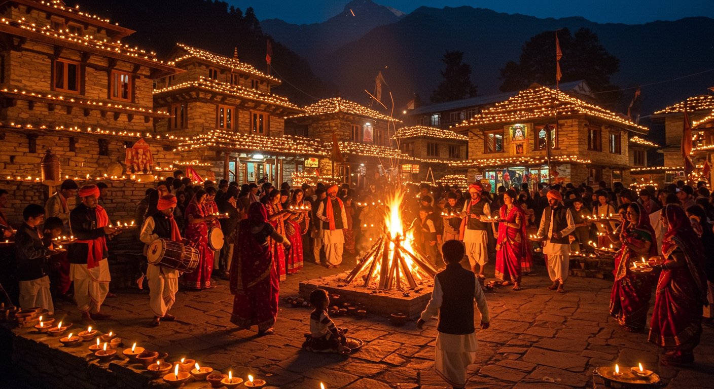 देवभूमि में एक अनोखा पर्व, तीन पौराणिक मान्यताएं: इगास बग्वाल का ऐतिहासिक और सांस्कृतिक महत्व