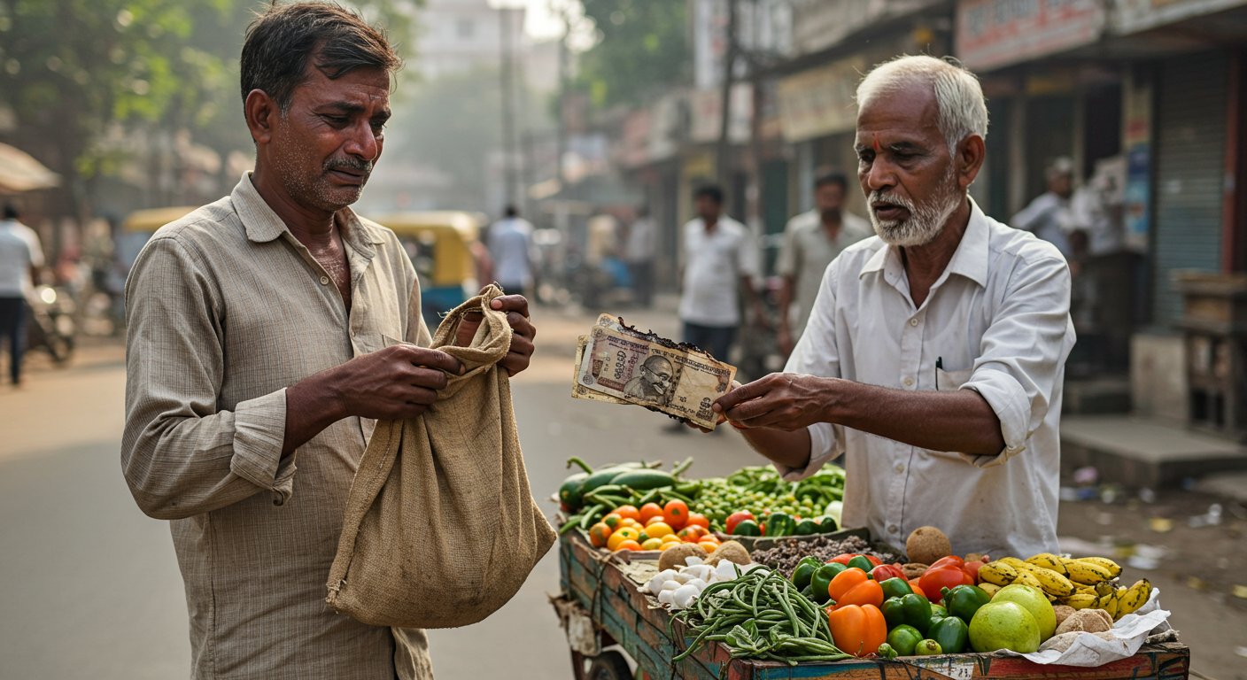 दुकान में लगी आग, शख्स लाया जले नोटों का झोला; ठेले वाले ने ऐसे की मदद, कहानी हुई वायरल