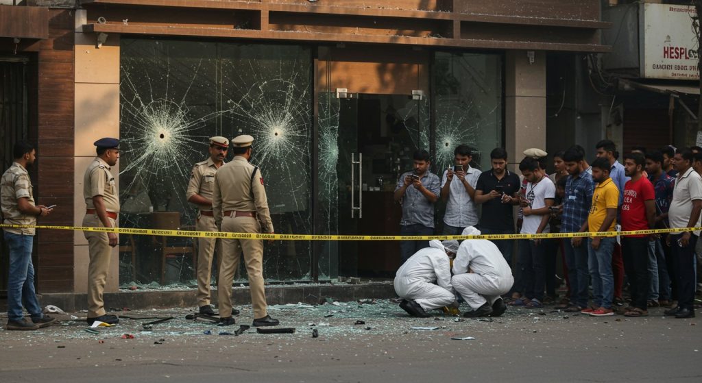 Third Time Heavy Firing at Kapil Sharma's Cafe: Live Video of Panic Goes Viral, Police Investigate