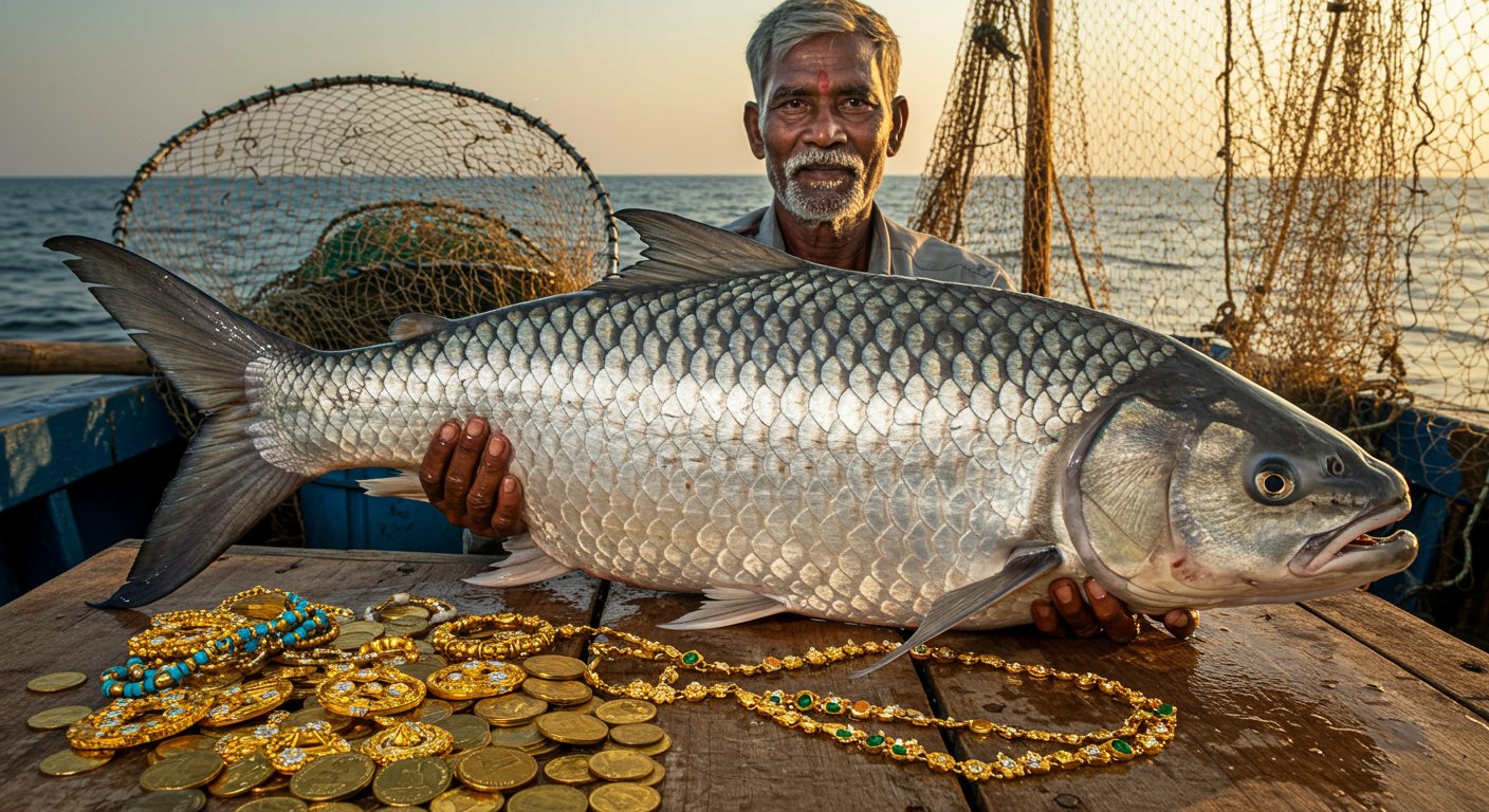 घोल मछली: सोने-चांदी से भी महंगी, मांस-हड्डियां भी बेशकीमती! मछुआरों की बदली किस्मत