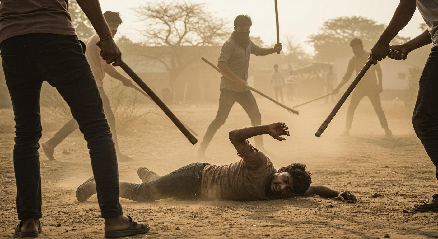 गाजीपुर में खूनी रंजिश: टहलने निकले युवक पर जानलेवा हमला, गोली मारी, हाथ तोड़ा, लाठी-डंडों से पीटा