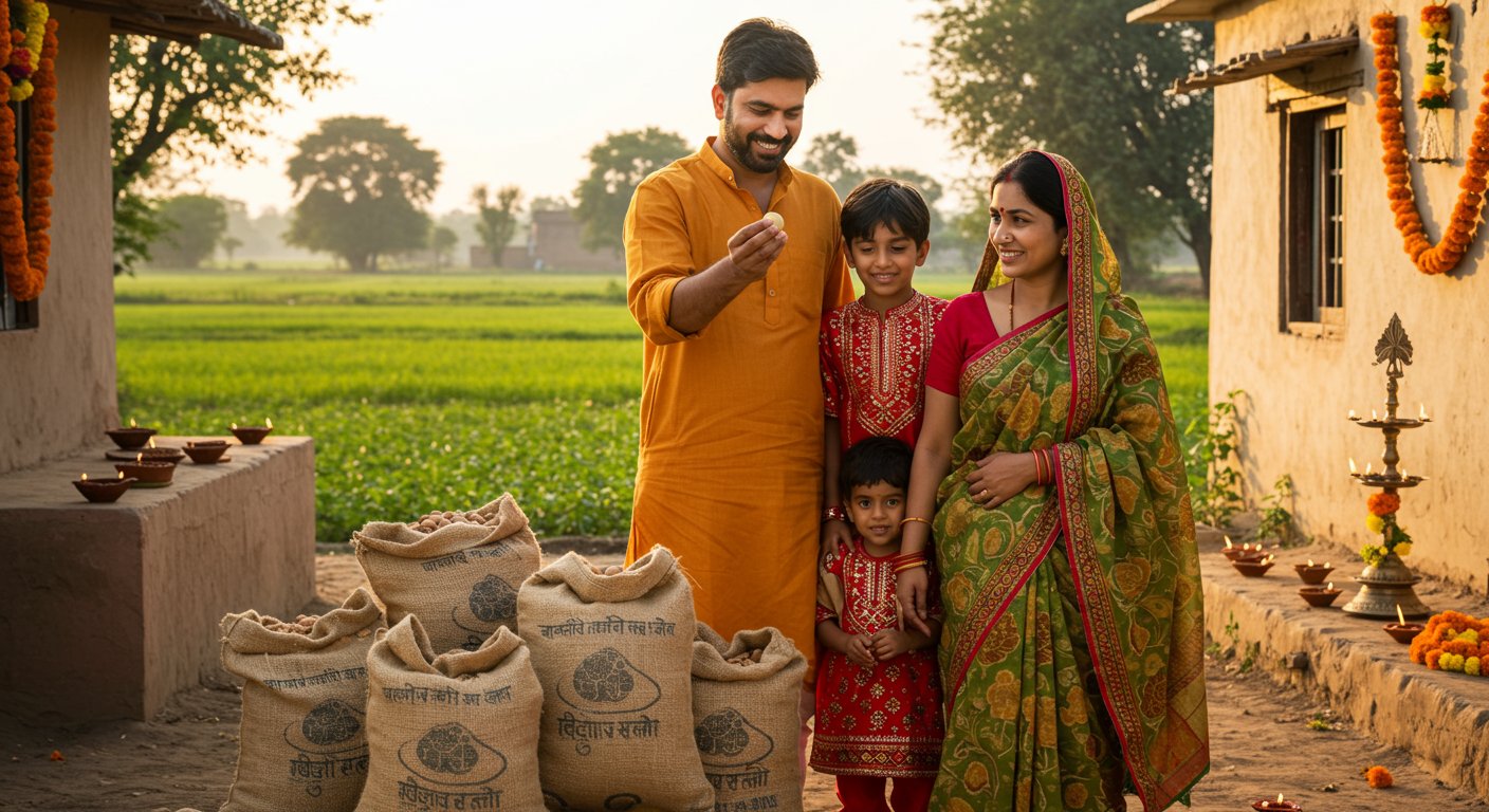 उत्तर प्रदेश: दिवाली पर किसानों को बंपर तोहफा, आलू बीज पर मिली ₹800 प्रति क्विंटल की छूट