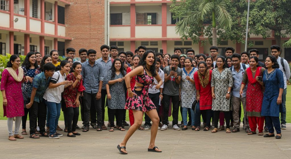 Student's Dance in Inappropriate Attire Goes Viral on College Campus, Sparks Controversy!